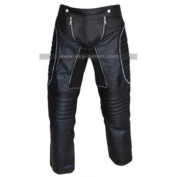 Iceman X-Men 3 Shawn Ashmore Black Leather Pants