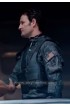 Terminator Genisys John Connor Black Leather Vest