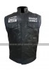 Mayans M.C. Ezekiel Reyes (JD Pardo) Northern Cali Black Leather Vest