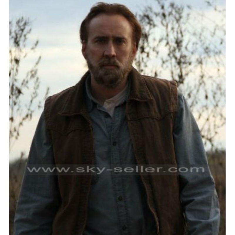 Joe (Nicolas Cage) Ransom Brown Leather Vest