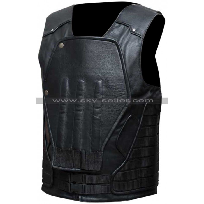 Punisher War Zone Frank Castle Armored Costume Leather Vest