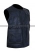 Star Wars A New Hope Han Solo (Harrison Ford) Black Leather Vest