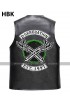 D Generation X Triple H WWE Crown Jewel DX HHH Black Leather Vest Hoodie Jacket