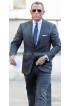 James Bond Skyfall Charcoal Pin Stripes Suit