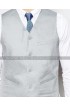 Men's Skinny Fit Notch Lapel Grey Suit
