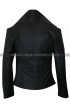 Zoe Saldana Colombiana Black Leather Jacket