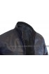 The Departed Leonardo DiCaprio Officer Billy Costigan Black Biker Leather Jacket