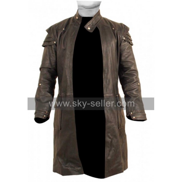 Hansel & Gretel Witch Hunters Jeremy Renner Trench Costume Coat 
