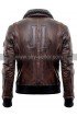 Justice League (Unite The League) Fur Collar Brown Bomber Leather Jacket
