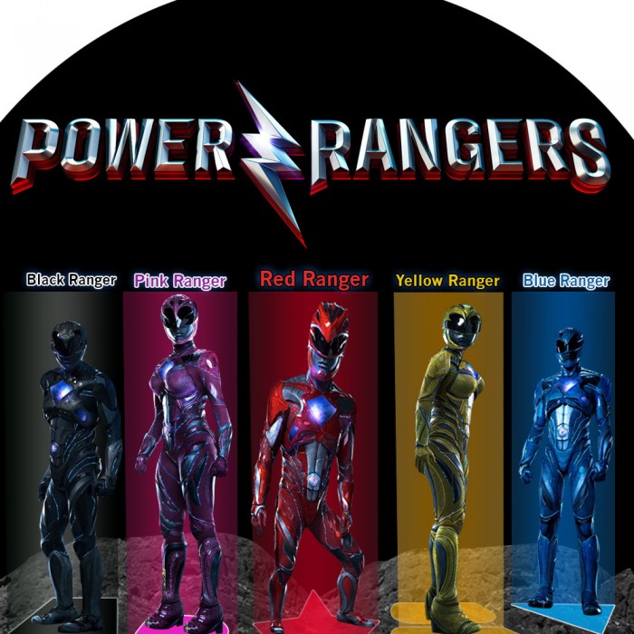 Power Rangers Movie Costume Leather Jackets