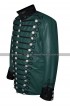 Sharpe's Rifles Sean Bean Green Military Leather Jacket