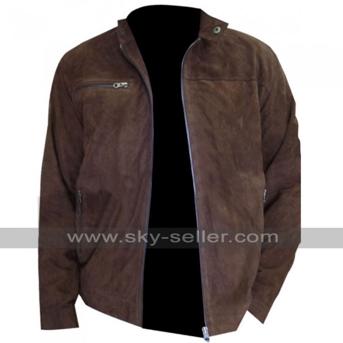 Tom Cruise Mission Impossible 3 Brown Suede Leather Jacket