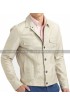 Men's Front Multi Pocket Slimfit Leather Jacket