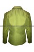 Jamie Foxx Django Unchained Green Leather Jacket