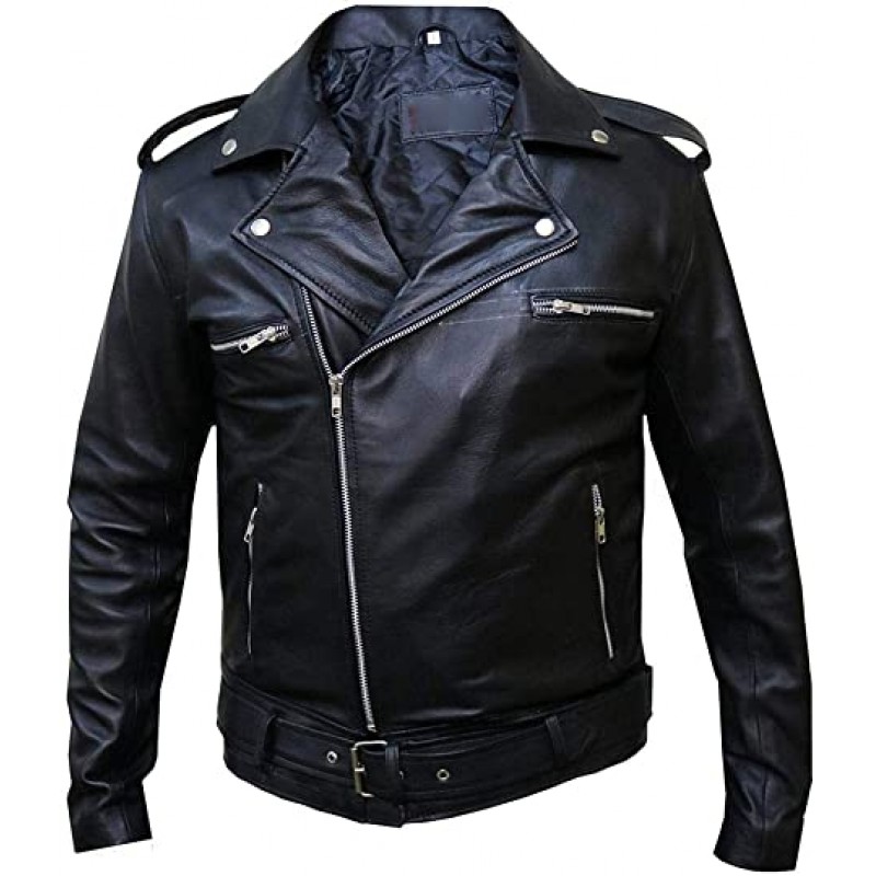Negan The Walking Dead Biker Leather Jacket | Sky-Seller