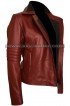 Ash Vs Evil Dead Kelly Maxwell Maroon Leather Jacket