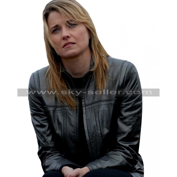 Lucy Lawless Battlestar Galactica D'anna Biers Leather Jacket
