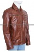 John Diggle Arrow Season 4 Brown Leather Jacket