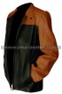 Law & Order SVU Mariska Hargitay Leather Jacket in Black and Brown