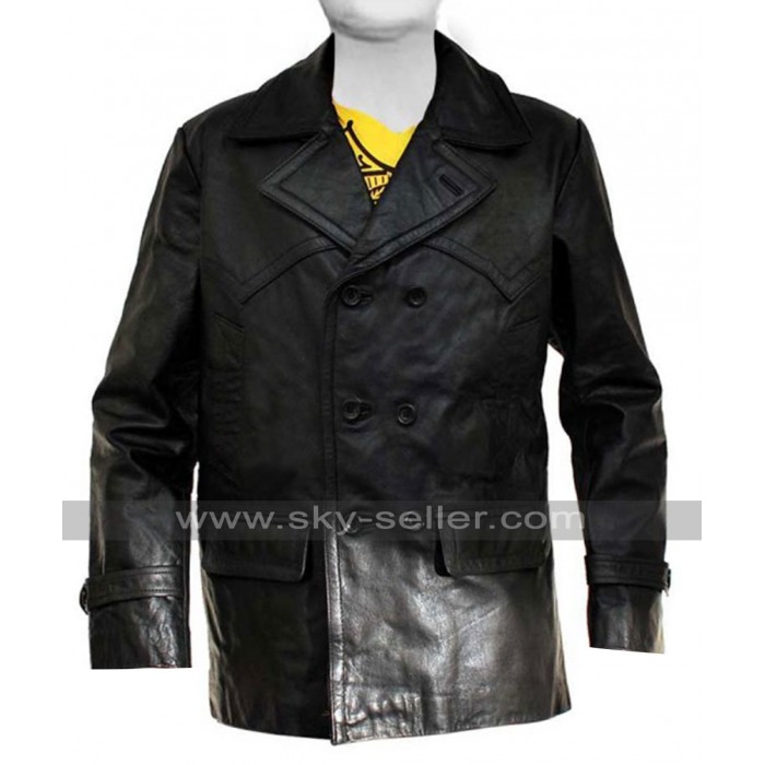 Christopher Eccleston Ninth Doctor Who Leather Jacket