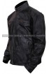 The Shield Michael Chiklis (Vic Mackey) Distressed Black Jacket