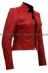 Diva Aksana WWE Red Leather Jacket