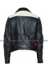 Demi Lovato Acne Studios Red Biker Leather Jacket