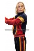 Carol Danvers Captain Marvel Costume Jacket Brie Larson Fleece Tracksuit