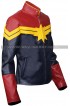 Captain Marvel Carol Denvers Costume Leather Jacket