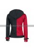 Suicide Squad Harley Quinn Red And Black Cotton Jacket