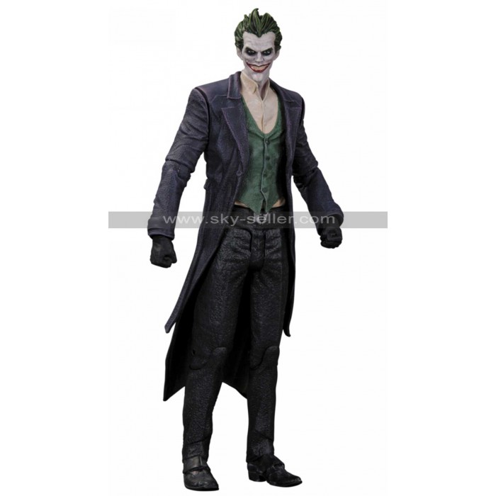 The Joker Batman Arkham Origins Trench Coat