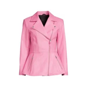 pink-peplum-leather-jacket