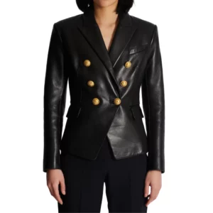 double-breasted-leather-blazer