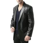 mens-black-notch-lapel-leahter-blazer