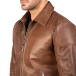 mens-brown-shirt-collar-jacket
