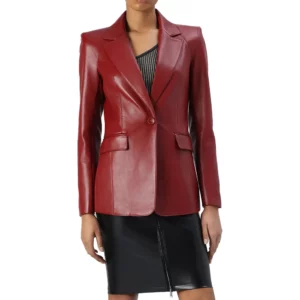 red-leather-blazer-for-womens