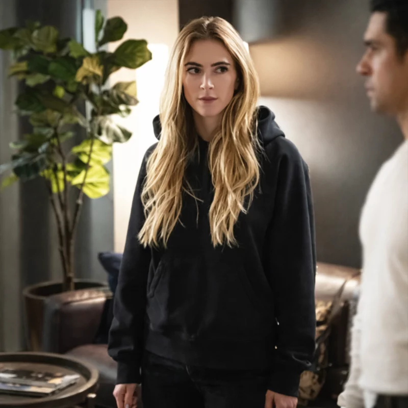 Emily Wickersham NCIS S23 Black Hoodie