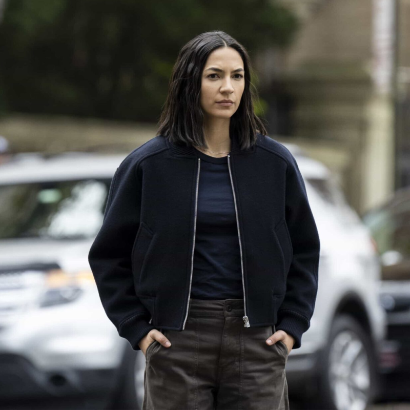 Gina Gosian CIA S01 Black Jacket