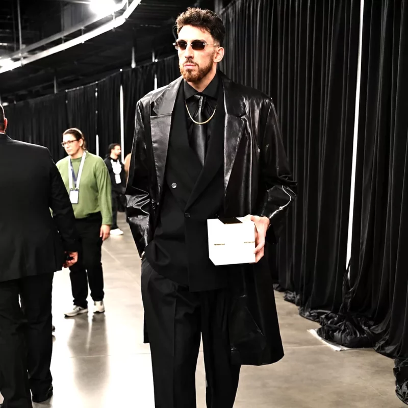 Chet Holmgren 2026 Black Coat